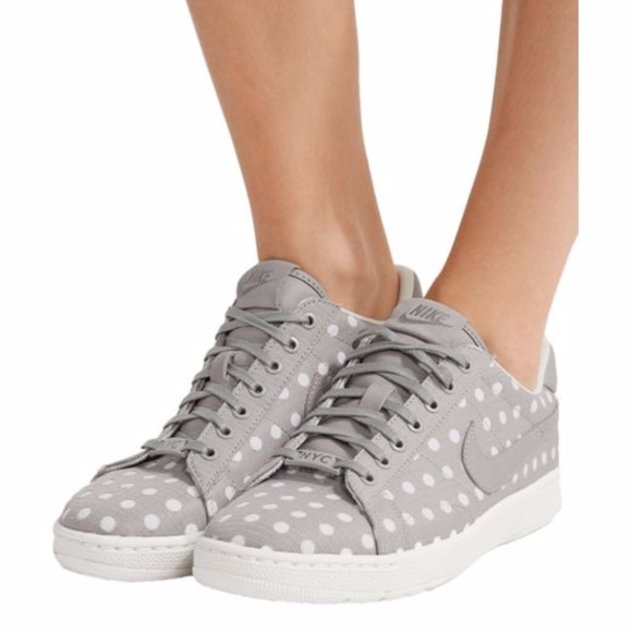 Nike Shoes - Nike Tennis Ultra Polka-dot Embroidered Sneakers